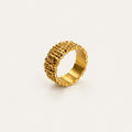 Golden Ruffle Ring