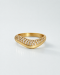 Wave Pavé Ring